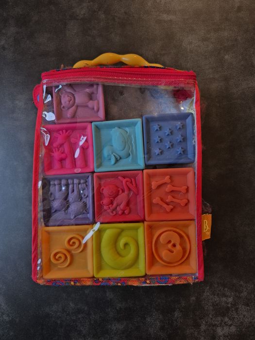 B.Toys Miękkie Klocki Sensoryczne Zestaw 10El.