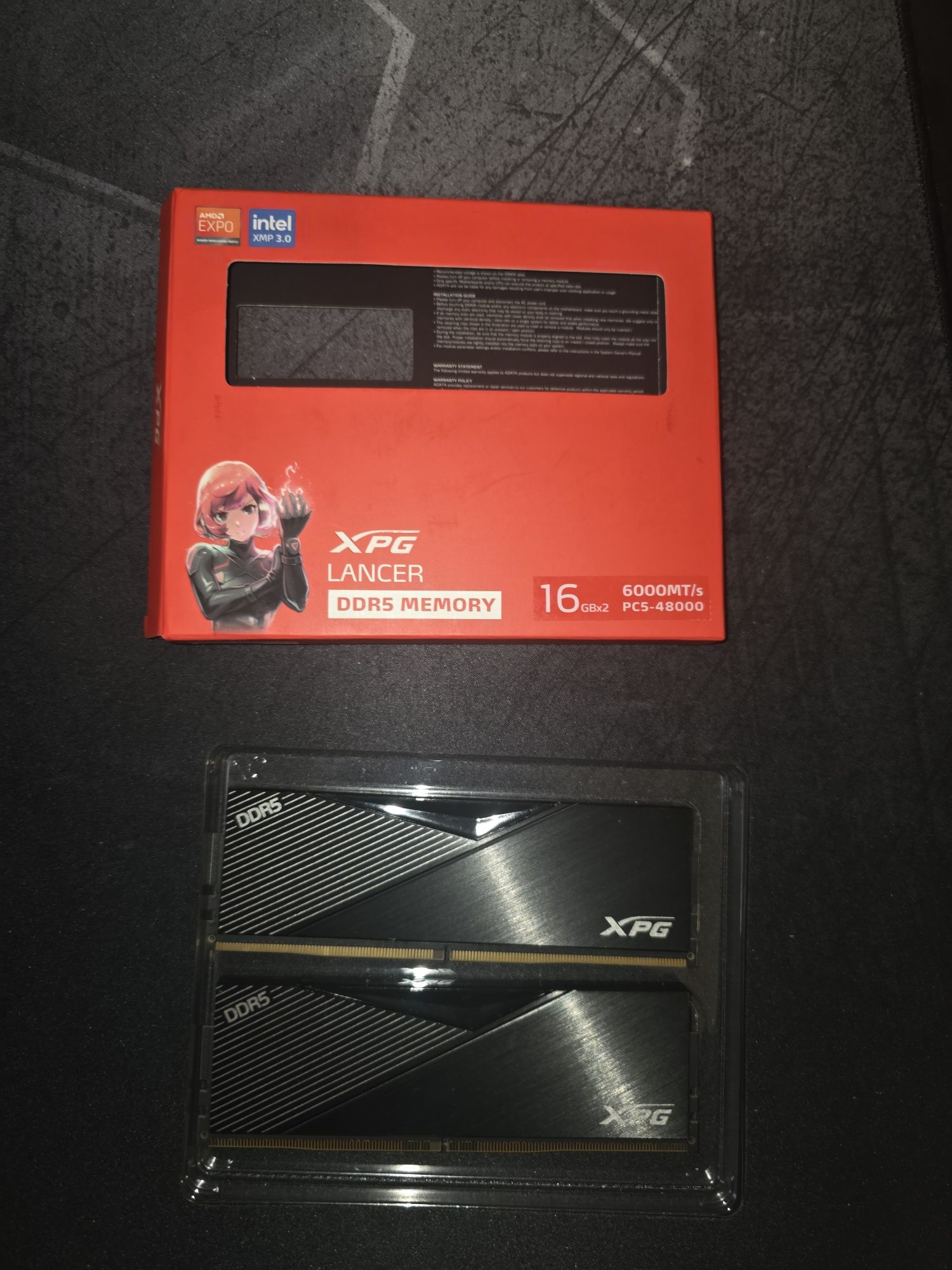 Gwarancja ! Pamięć RAM Adata XPG Lancer DDR5 2x 16GB ( 32gb) 6000hz