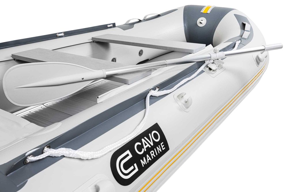 Ponton CAVO MARINE 330 Alu z kilem, CE, 4+1 os. ver. Flat Cone