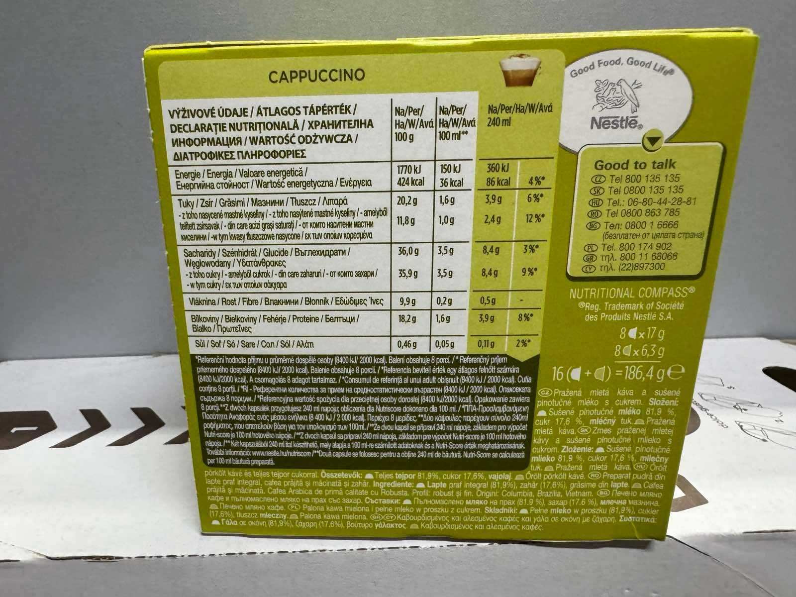 Кава Nescafé Dolce Gusto Cappuccino 16 шт