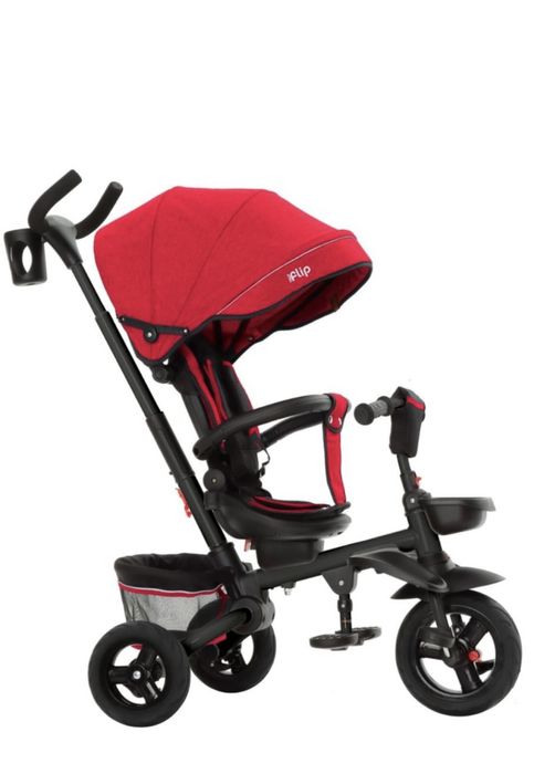 Триколісний велосипед з батьківською ручкою TILLY FLIP T-390
