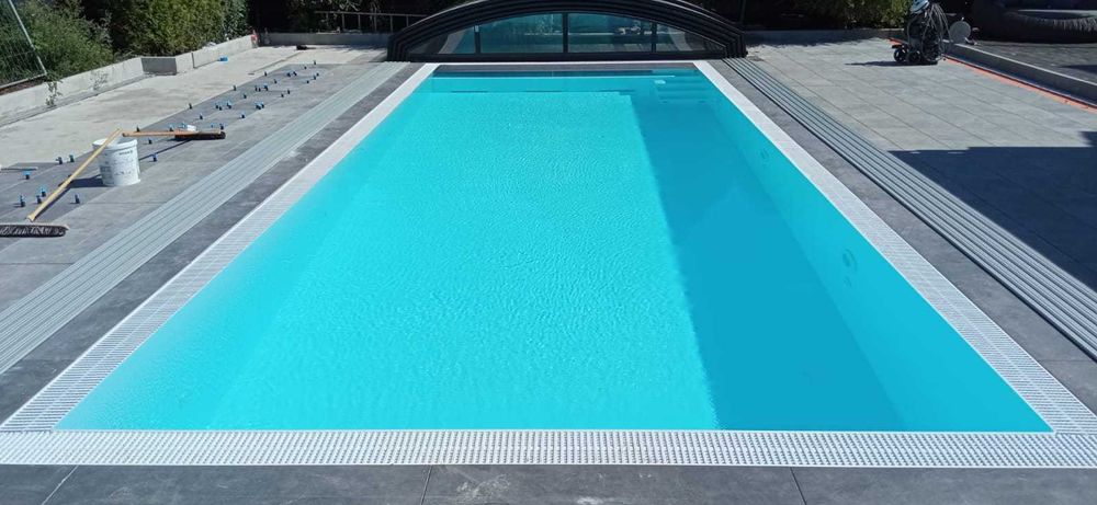Basen polipropylenowy przelew 7,0x3,0x1,5m+wyposażenie RABAT %%%