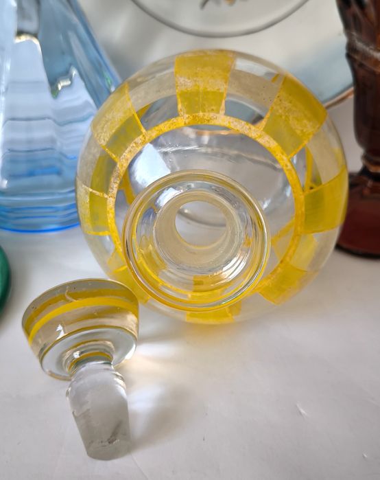 Karafka piękne stare szkło