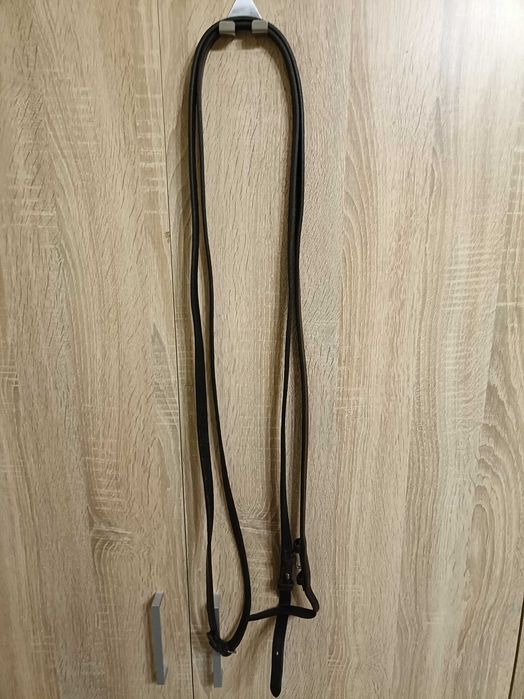 Wodze FULL ciemnobrazowe skórzane