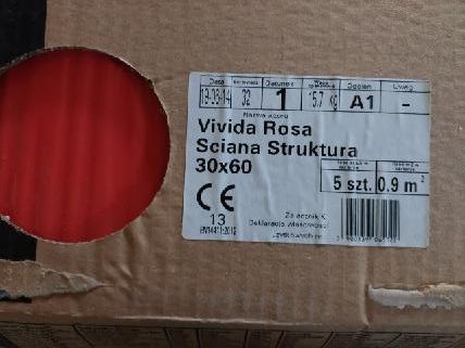 Plytka ścienna Vivida rosa 30/60