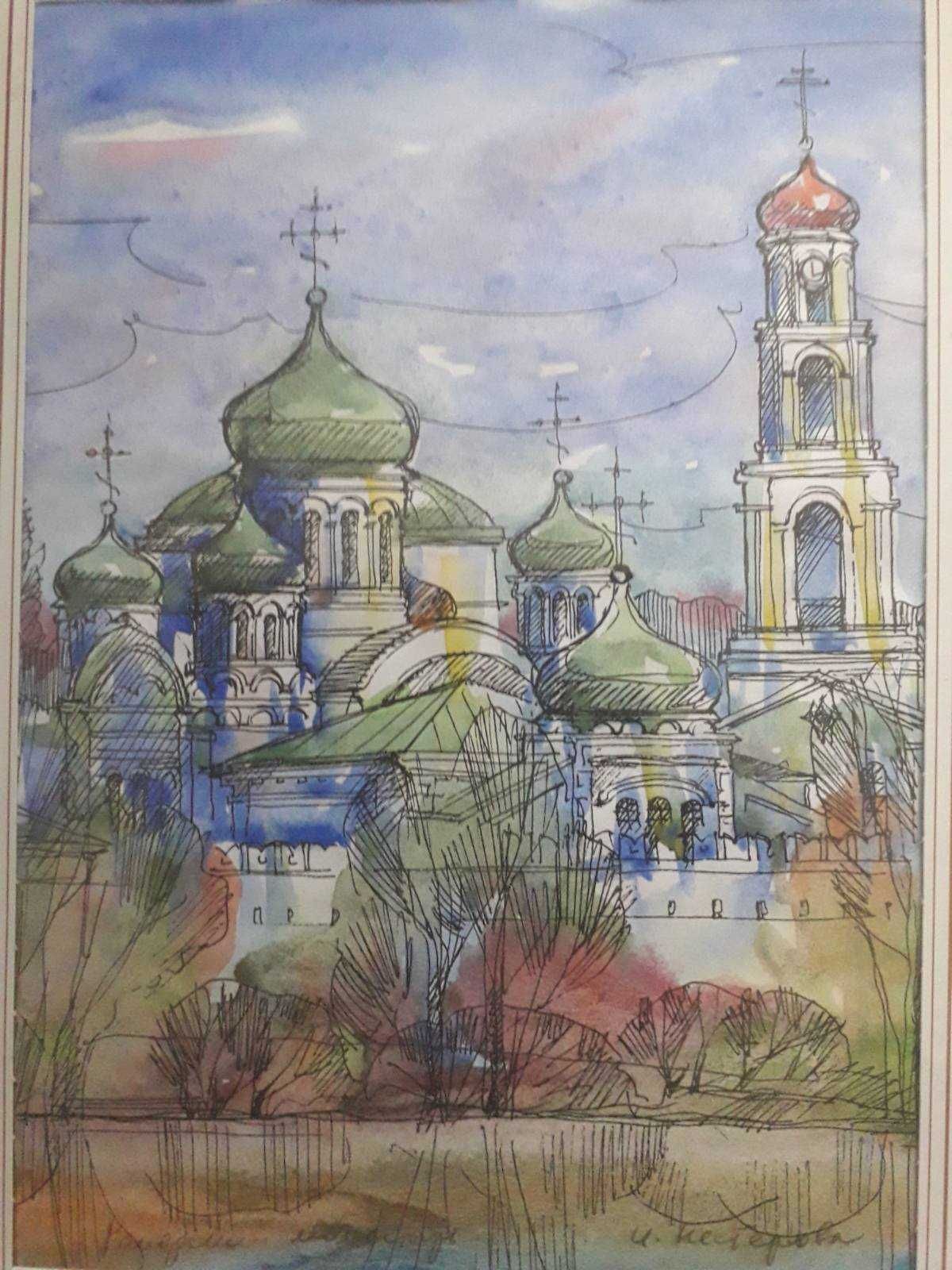 Картины акварель, Львов, Крым, Умань, Ужгород.  и др.