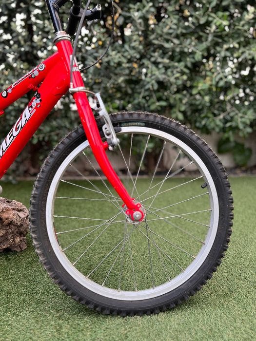 BICICLETA Vermelha : Criança 6 a 9 Anos :  Roda 20''