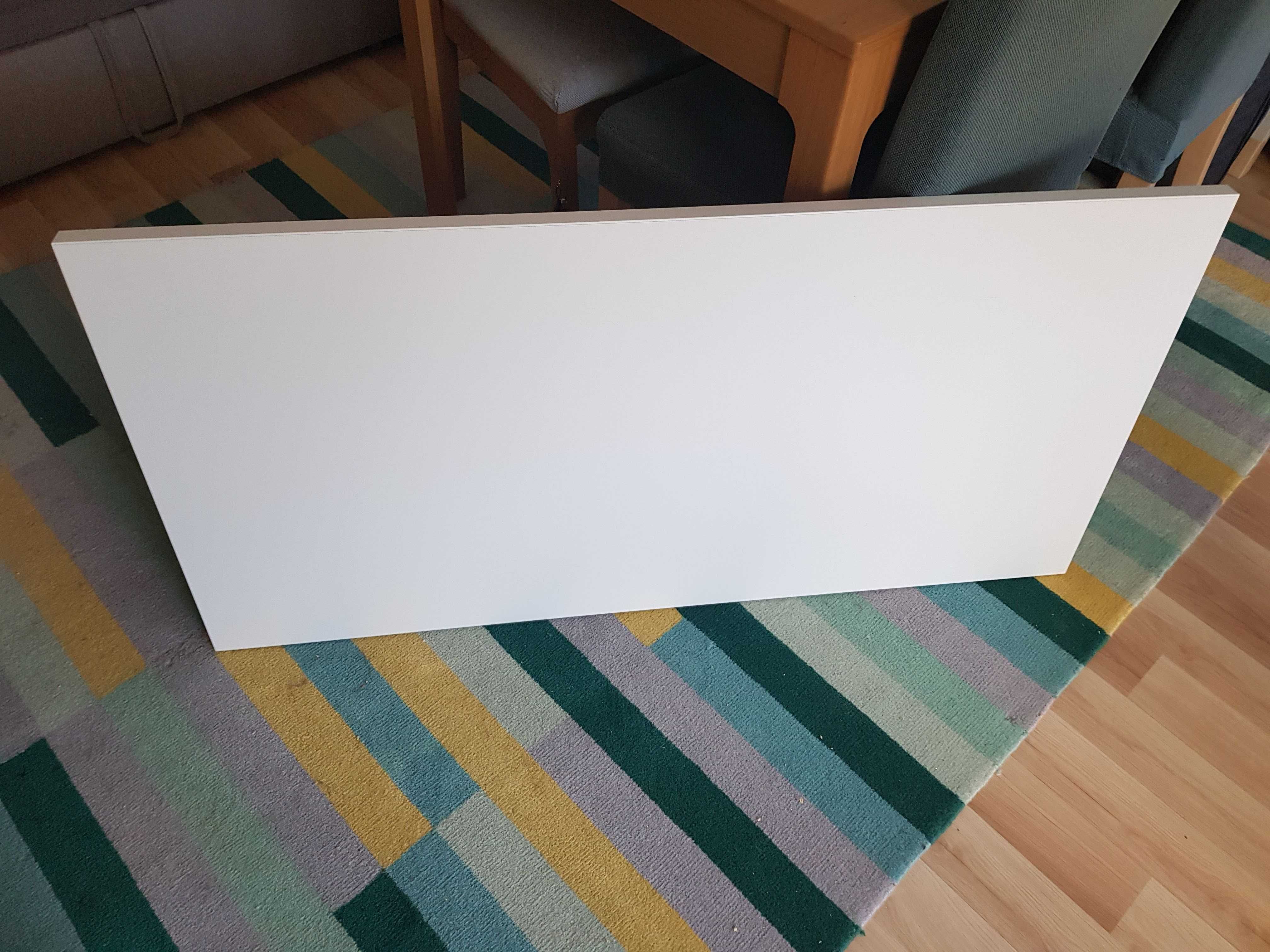 Blat biurka biały 120x60x2,5 cm