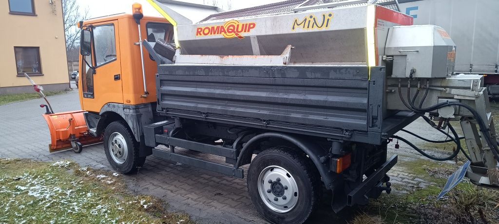 BUCHER multicar 4X4 PIASKARKA PŁUG kiper Bremach wywrotka Unimog Iveco
