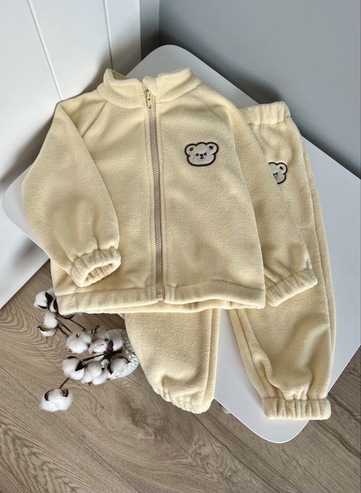 Теплий флісовий костюм з ведмедиком 92-98