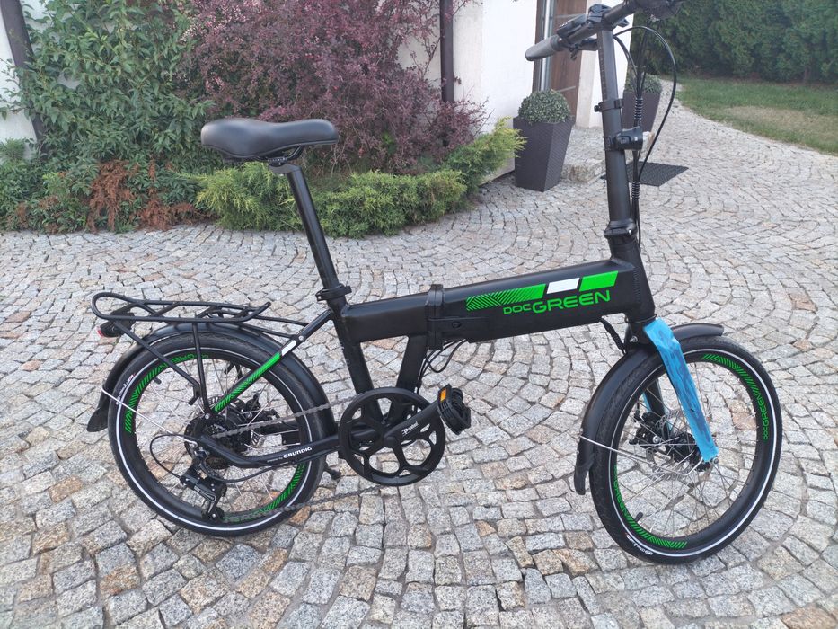 Rower elektryczny Doc Green, koła 20" , nowy , składany , bateria 15,5