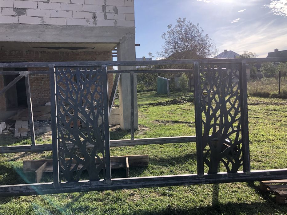 Готові каркаси відкатних воріт + Механізми.