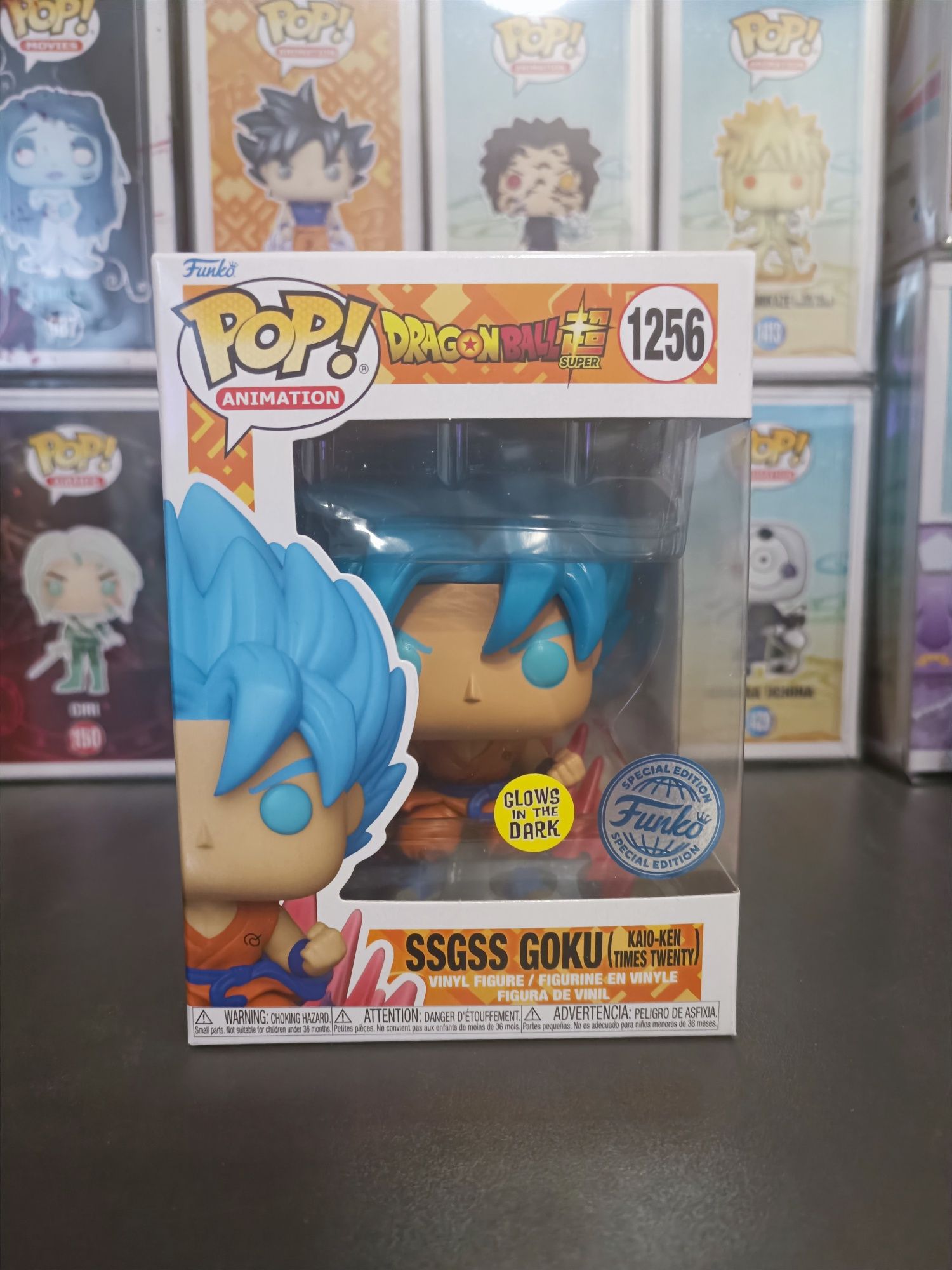 Funko Pop Dragon Ball SSGSS Goku 1256 Glow