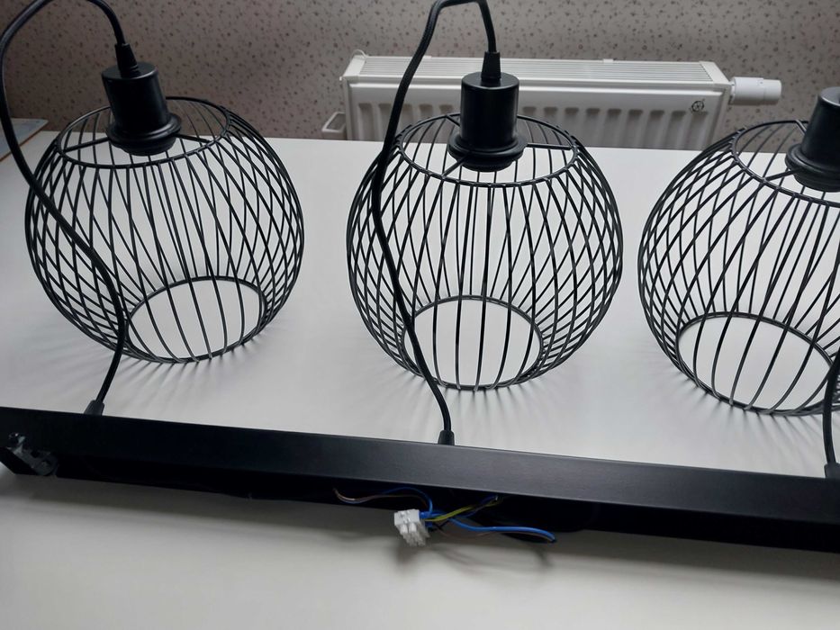 LAMPA wisząca sufitowa żyrandol LOFT DRUT