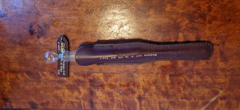 Kolekcjonerski termometr do wina prezent wino degustacja Francja