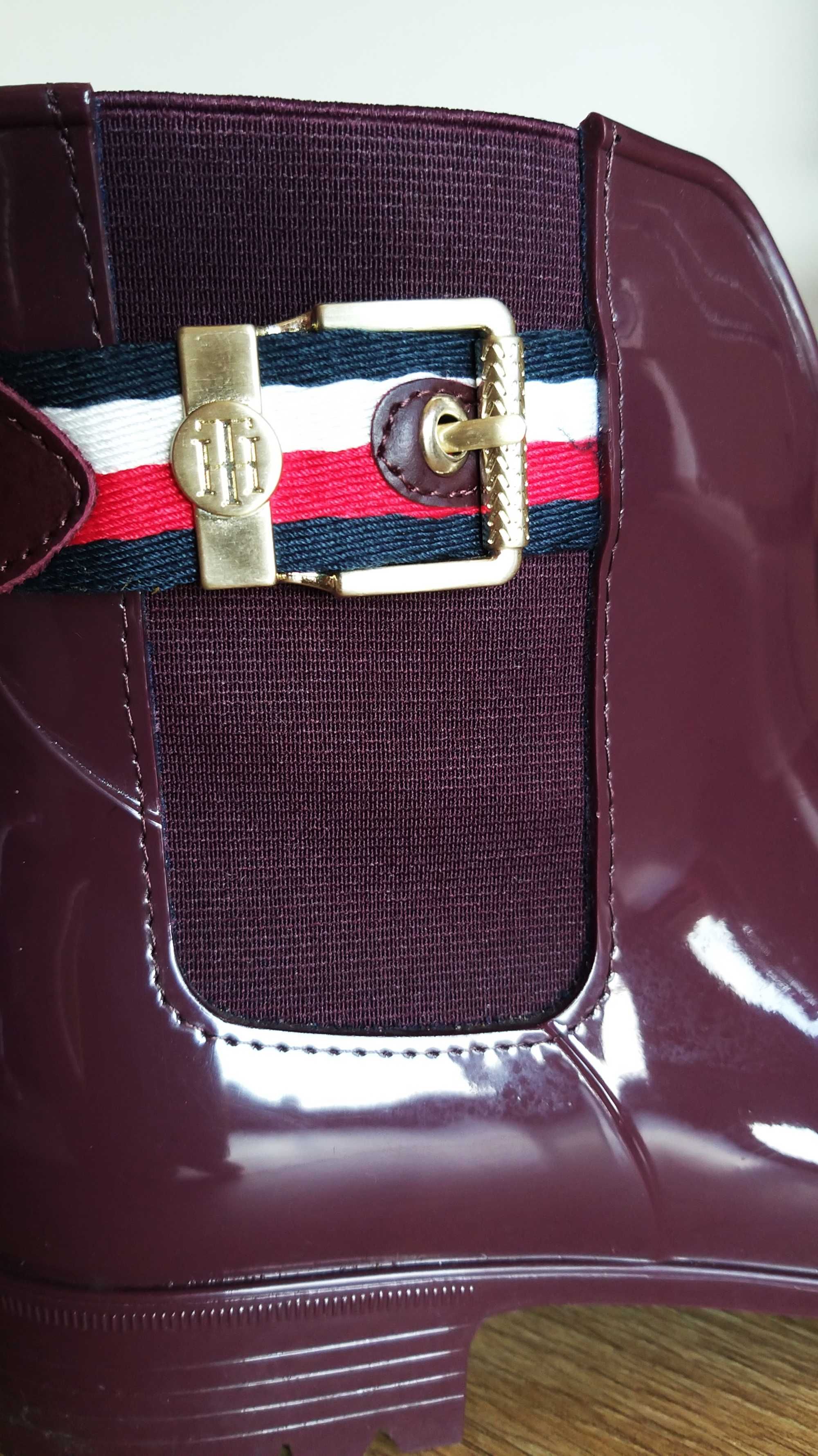 Kalosze Tommy Hilfiger Corporate Belt Rain rozmiar 40