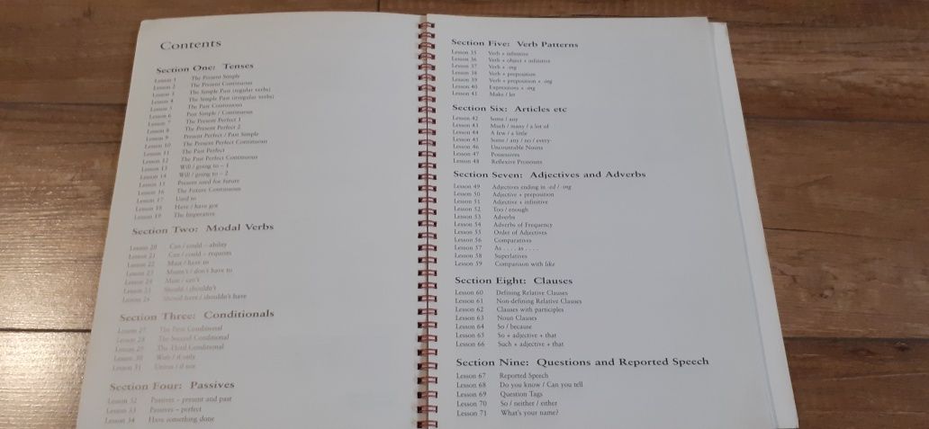 Książka do nauki ang gramatyki "Grammar with laughter "
