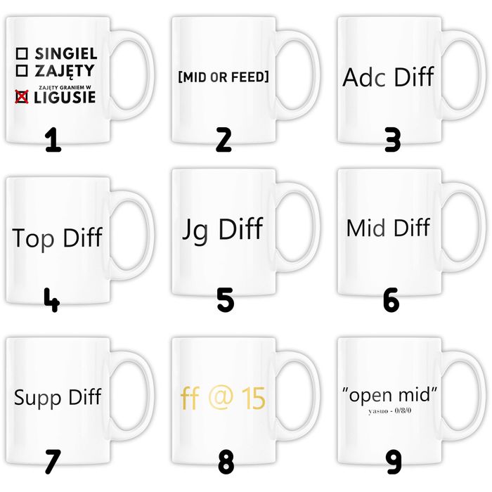 Zac Elo Żelo Zabawny Kubek League Of Legends  Prezent 330ml+Opakowanie