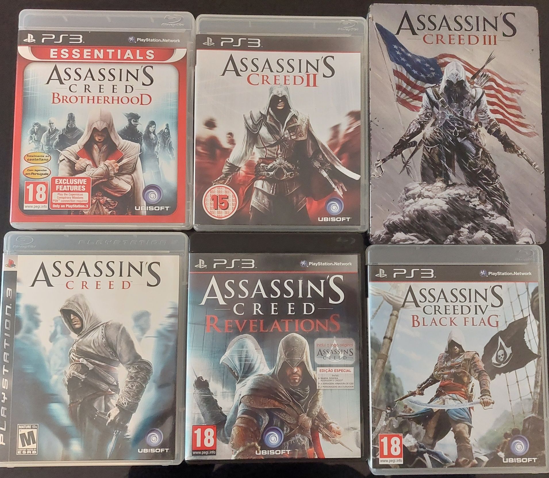 Assassin's Creed 6 jogos PS3