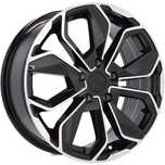 4x Felgi 17 m.in. do RENAULT Arkana Captur Clio Espace Fluence Grand Scenic Kangoo - B5296 (XFE164)