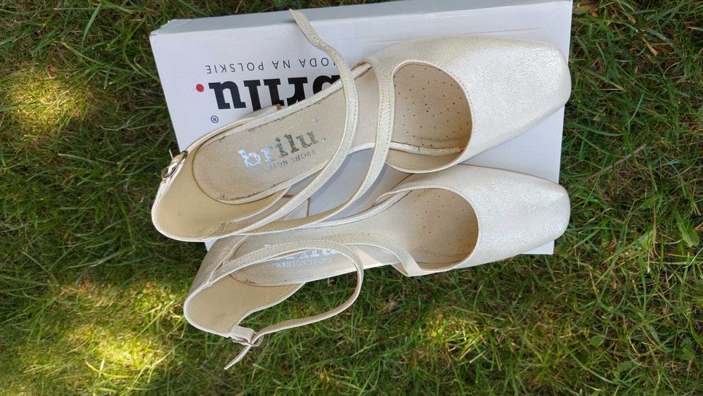 buty ślubne Brilu., rozm. 40