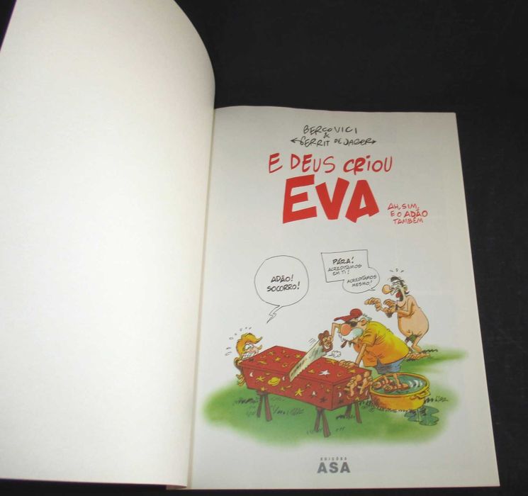 Livro E Deus Criou Eva Bercovici e Gerrit de Jager