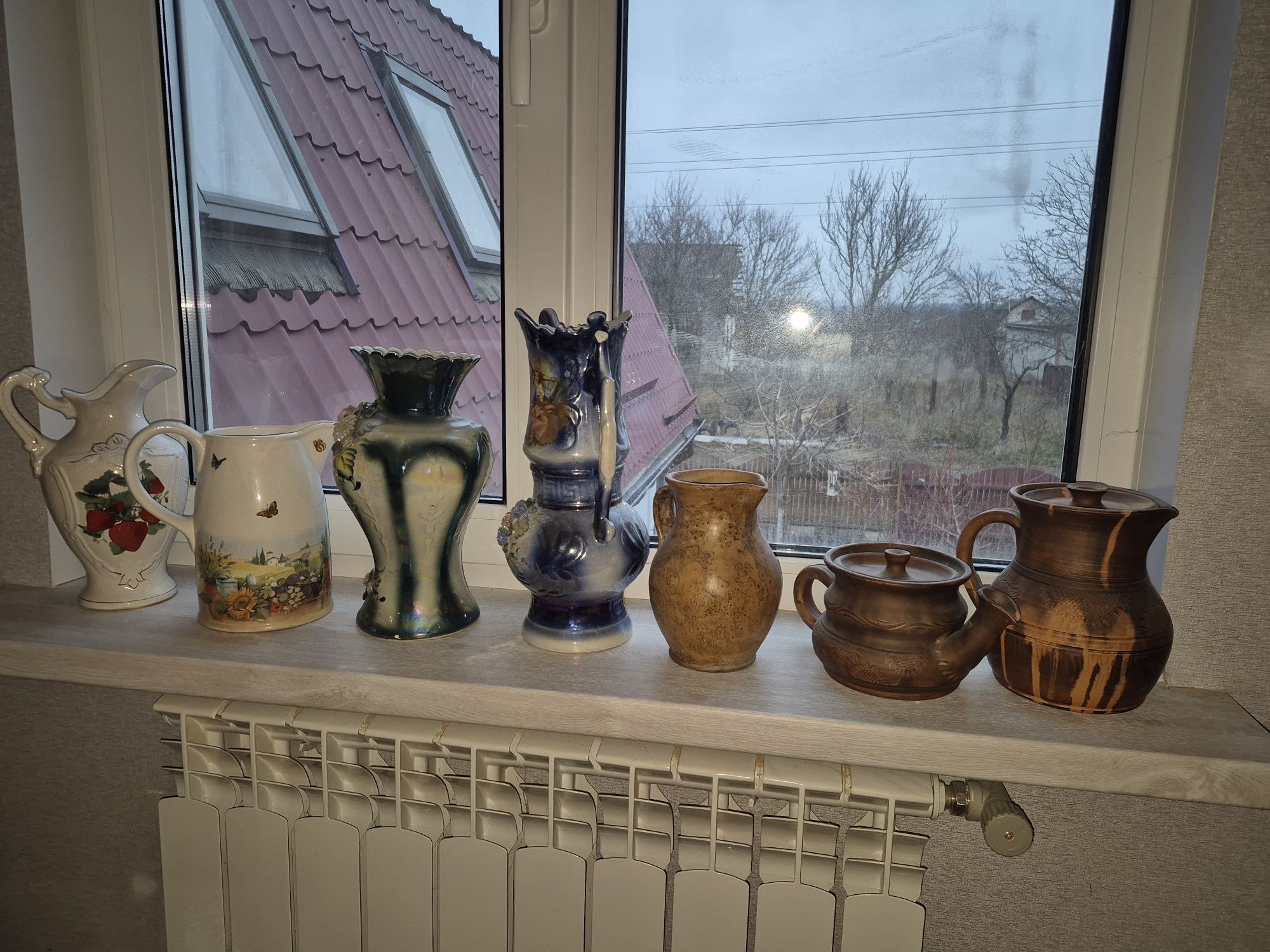 Вазы, кувшины, глечики, горщики, кампотницы б/у лотом