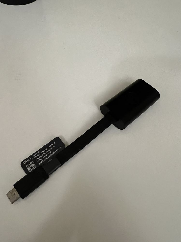 Перехідник Dell USB-C to RJ45 Gigabit Ethernet D59GG