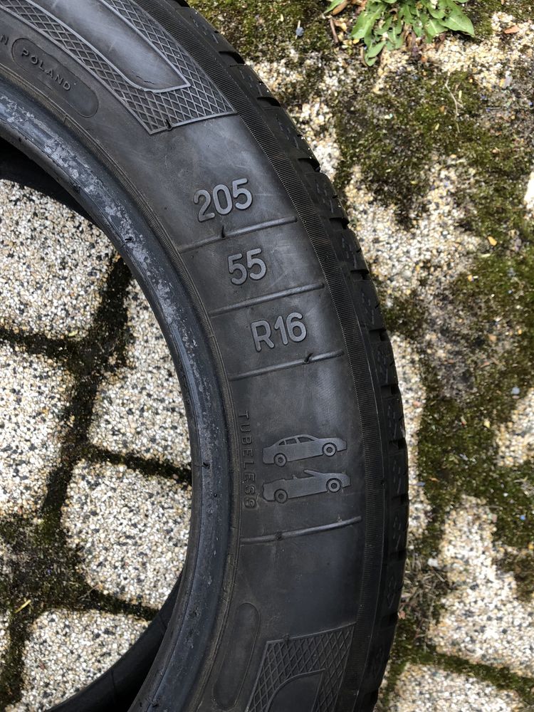 Opony letnie 2szt kleber i 2szt michelin 205/55r16