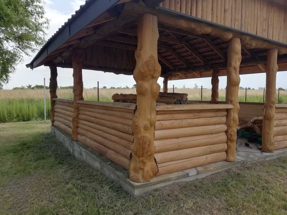 Ozdobne słupy, belki