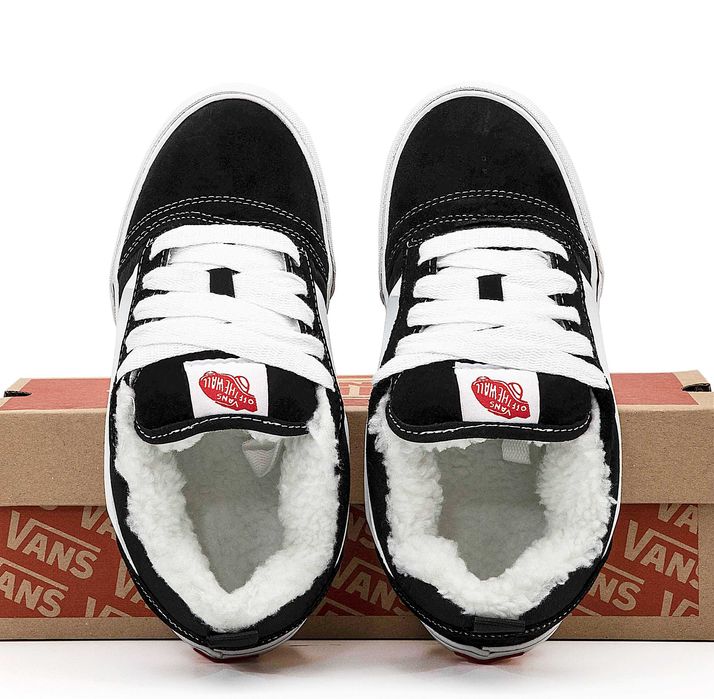 Зимние вансы KNU с МЕХОМ. Vans Old Skool KNU. УНИСЕКС