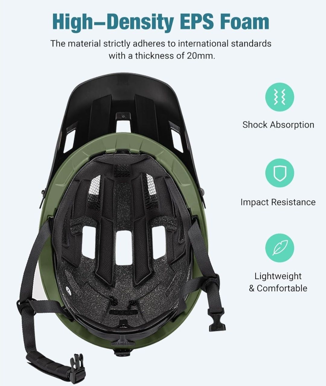 Kask rowerowy Favoto Mountain Bike z daszkiem