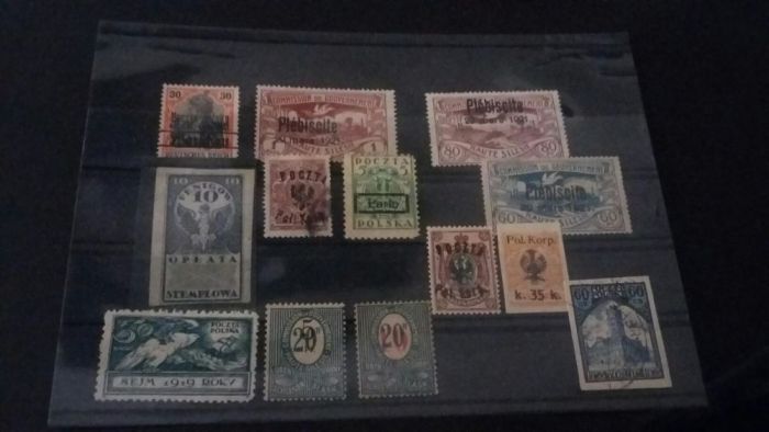 Bardzo stare polskie znaczki