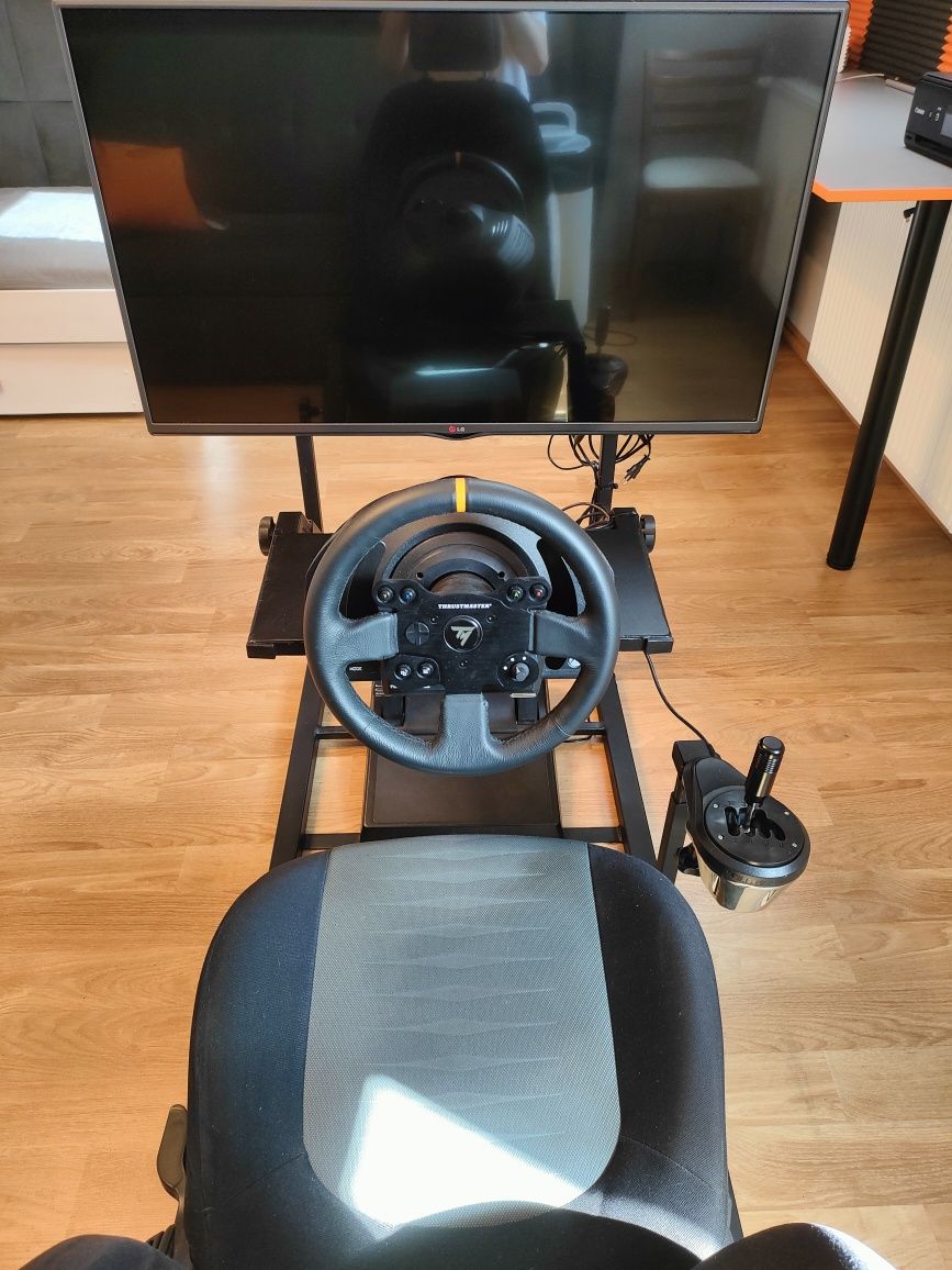 Stanowisko SimRacing thrustmaster TX Leather edition i shifter TH8A
