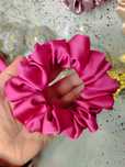 Scrunchie do włosów rozm S Jedwab