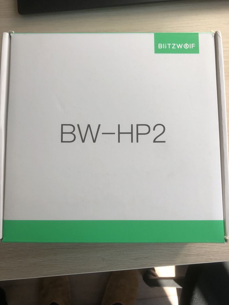 Auscultadores Wireless BW-HP2 (Preto) - BLITZWOLF (novo)