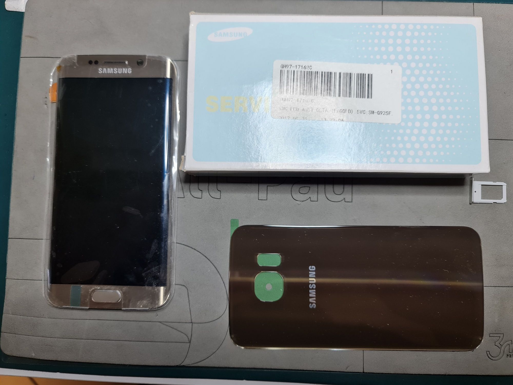 Komplet 100% nowych i oryginalnych części do Samsunga s6 edge (G 925)