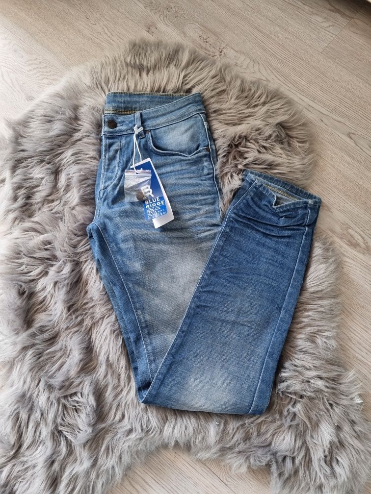 Spodnie męskie jeans dżins 32 Denim nowe z metką