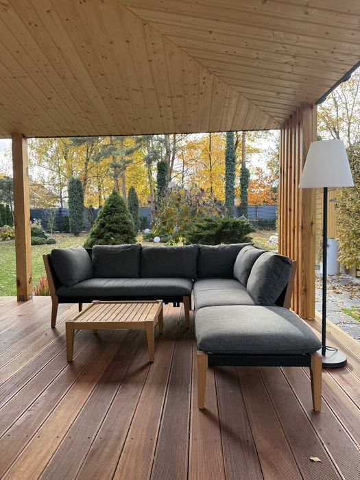 Meble ogrodowe, naroznik