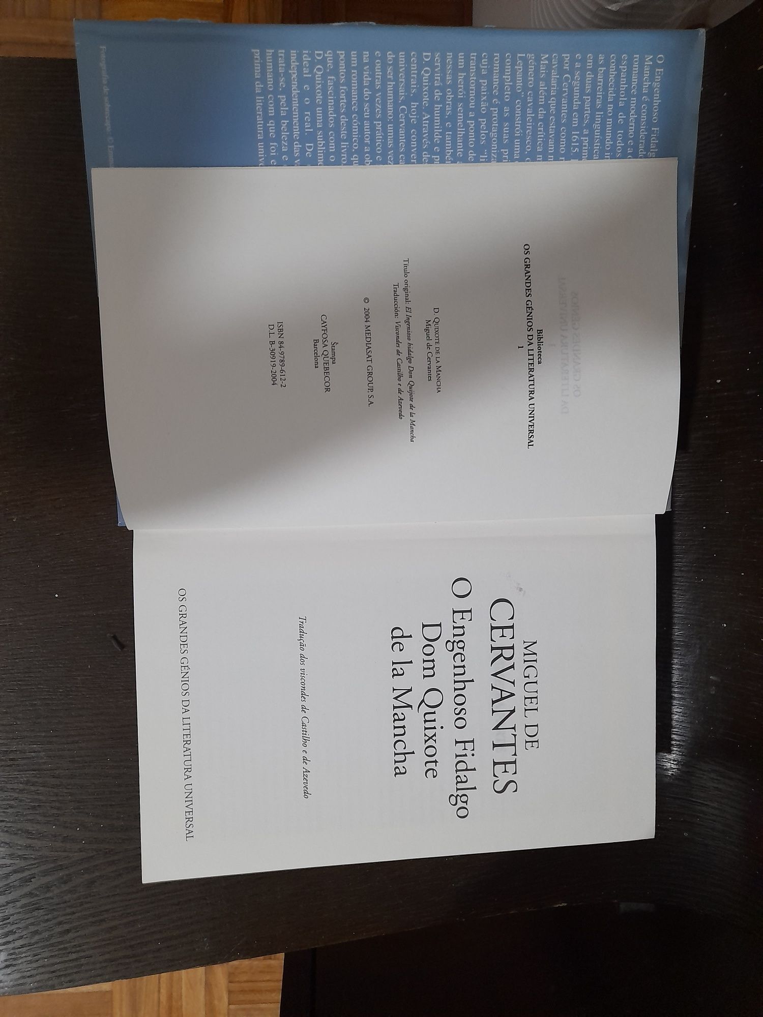 Miguel de Cervantes: D  Quixote de la Mancha