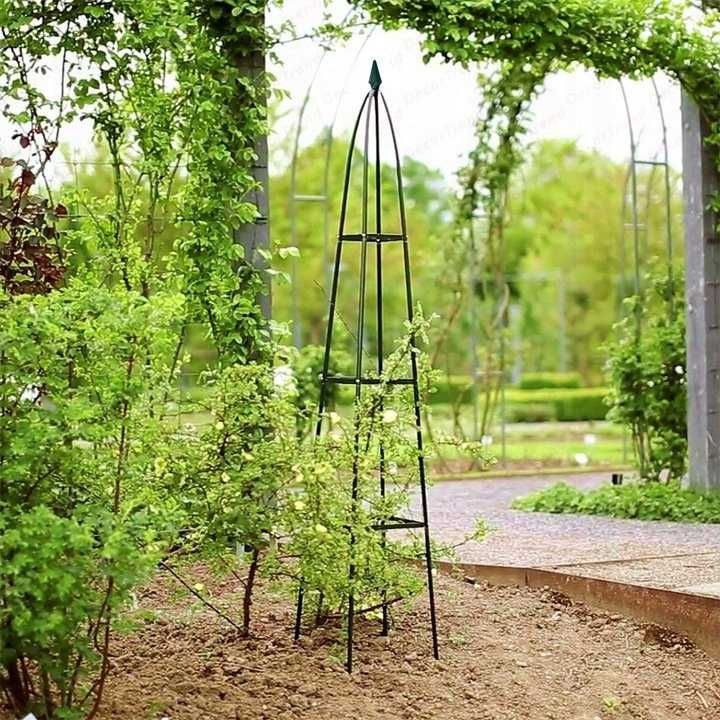 PERGOLA ogrodowa NA RÓŻE KWIATY kolumnowa + KOTWY 190 cm