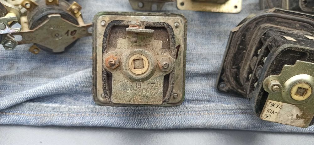 Перемикачі ПКП, ПМФ, МКФ, ПКУ, ПВ, ПП, УП Колодки СССР