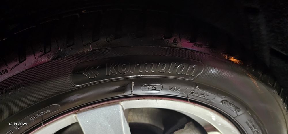 Komplet kół Ronal 5x108l 215/55/R16 Opony letnie Kormoran 6.5mm