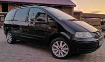Volkswagen Sharan Sharan 2.8 VR6 2003 • 7-os, czarny LPG zadbany, doinwestowany