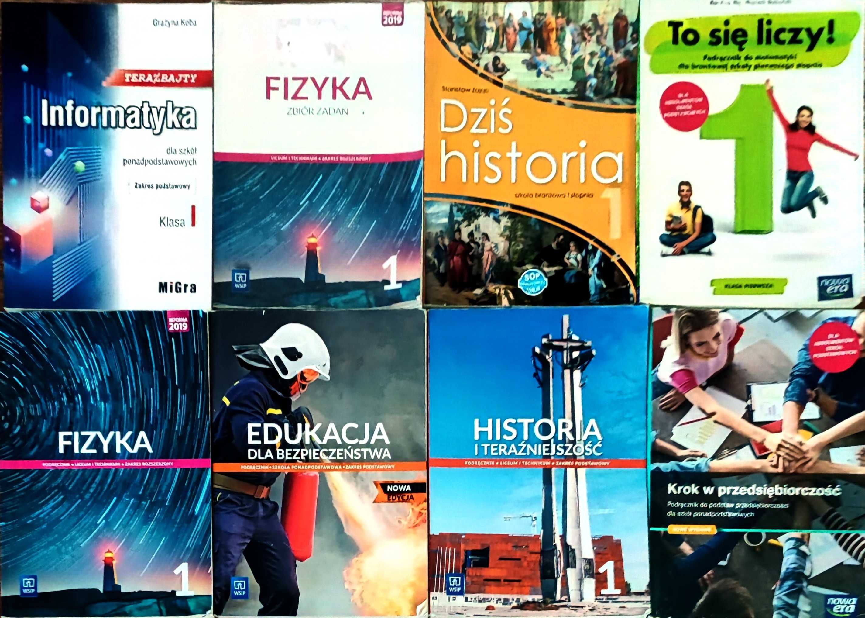 podręczniki klasa 1 liceum