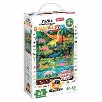 Puzzle Obserwacyjne Dinozaury, Bright Junior Media