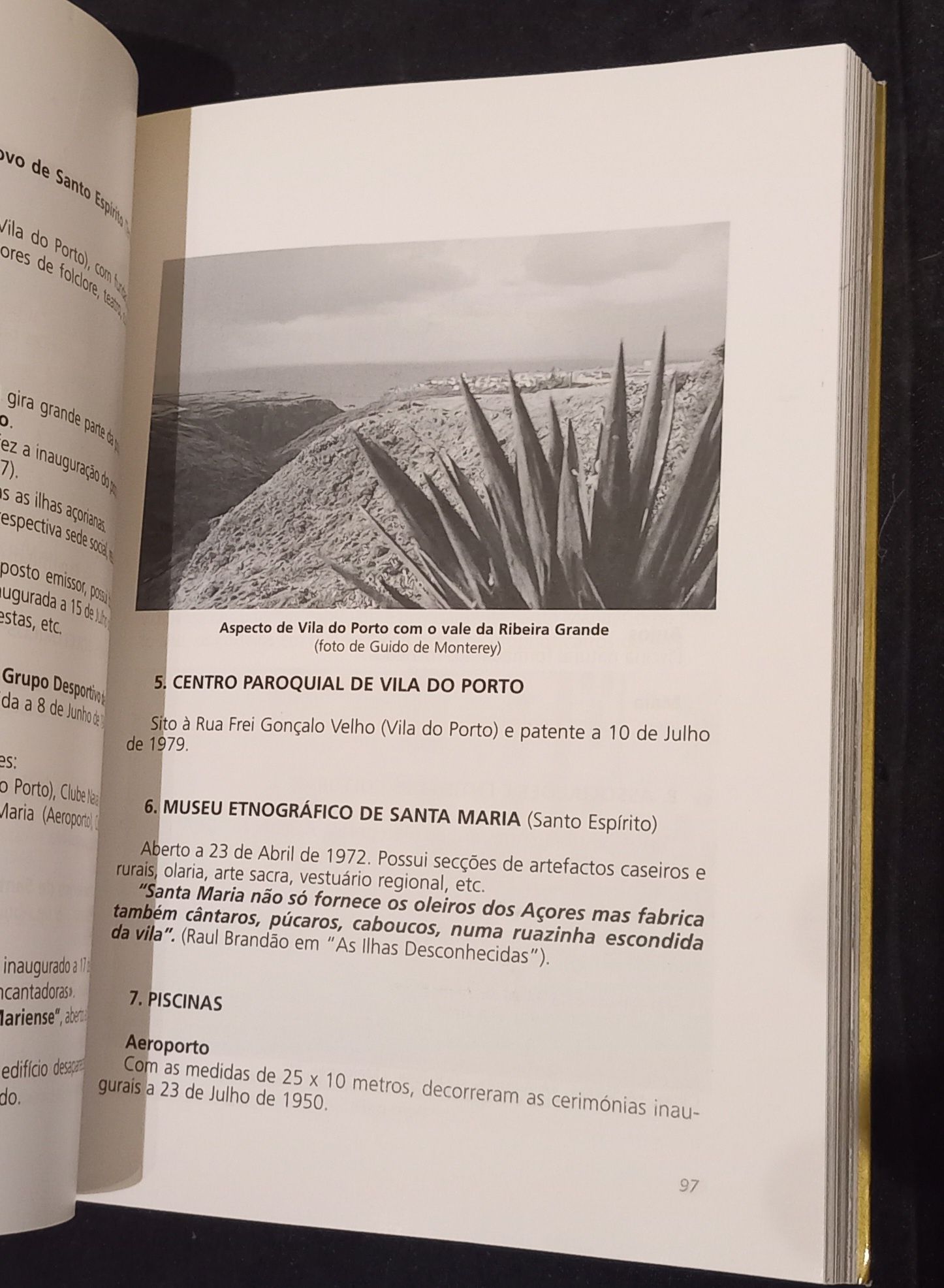Livro sobre as Ilhas de S. Maria e S.Miguel-Açores. PORTES GRÁTIS.