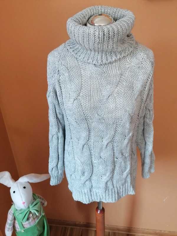 Piękny sweter sweterek Made in Italy M 38 40 L basic y2k