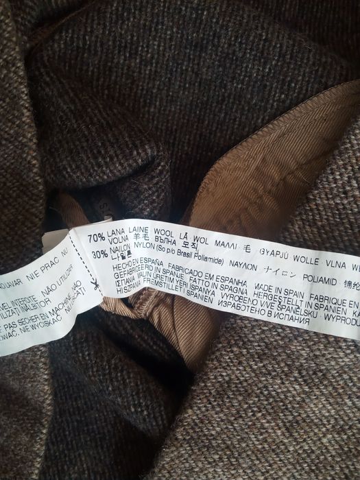 ZARA Basic wełniana spódniczka spódnica mini