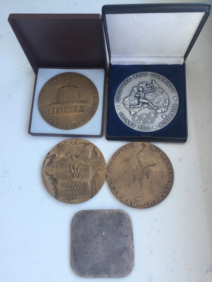 Medal kolekcjonerski 70 lat w służbie polskiego rybołówstwa morskiego